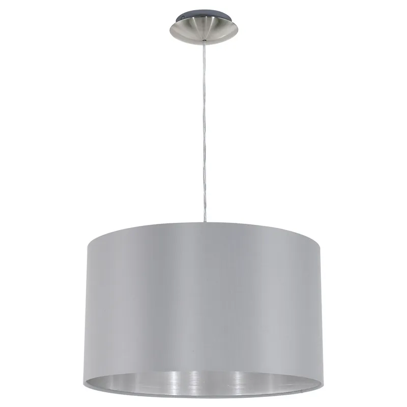 Maserlo 1 Light 15 inch Satin Nickel Pendant Ceiling Light Affordable