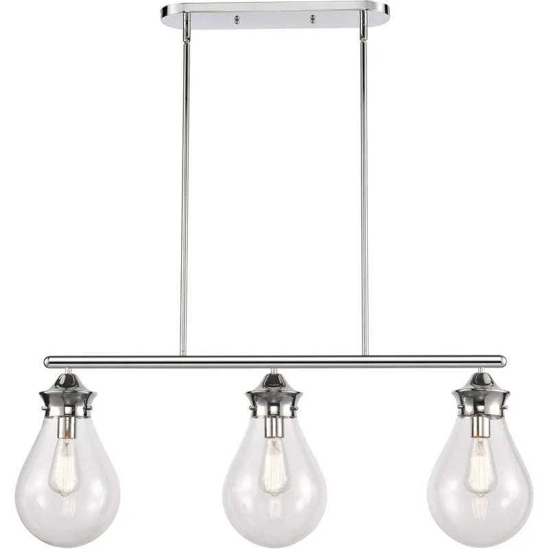 Genesis LED 39 inch Polished Chrome Island Light Ceiling Light New Release