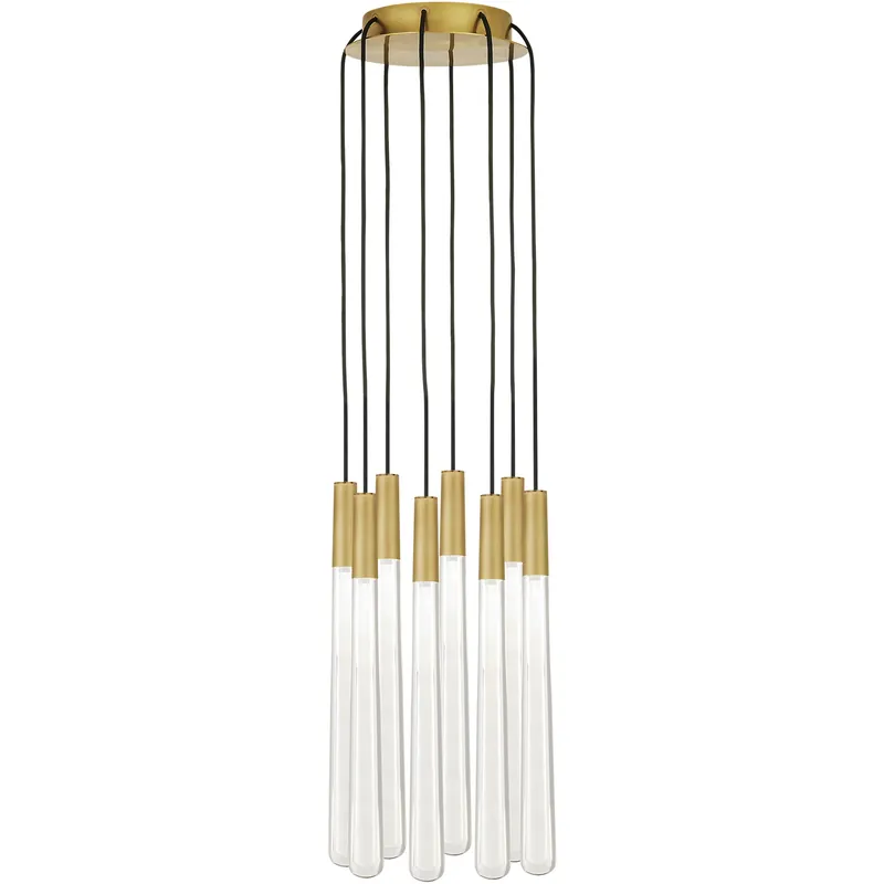 Wholesale Sean Lavin Pylon LED 9 inch Natural Brass Chandelier Ceiling Light