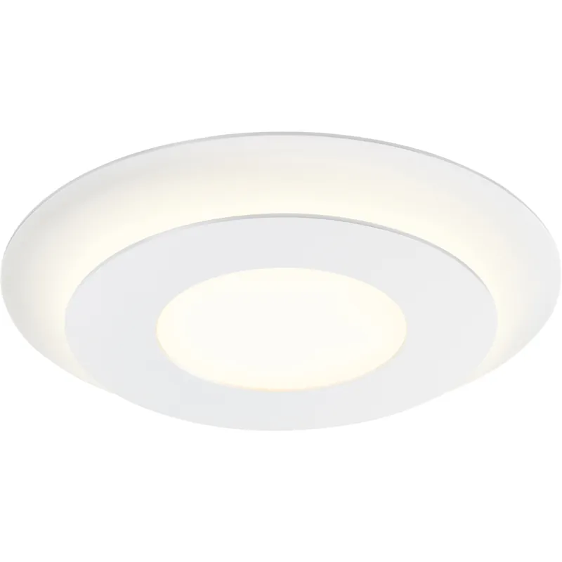 Offset LED 16 inch Textured White Surface Mount Ceiling Light Professional Grade