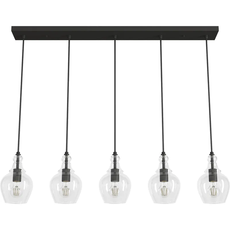 Maple Park 42 inch Linear Cluster Pendant Ceiling Light Fan Favorite