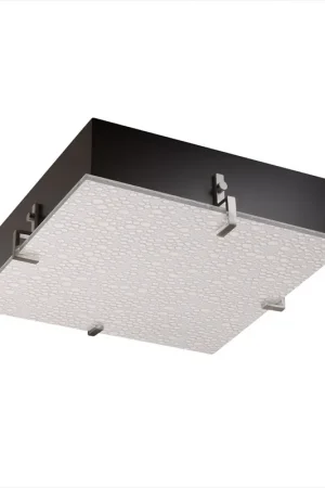 3form LED 16.5 inch Brushed Nickel Flush Mount Ceiling Light Price Drop