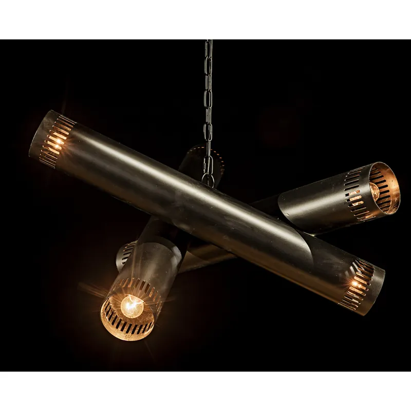 Javelin 6 Light 33 inch Matte Black Chandelier Ceiling Light High Quality