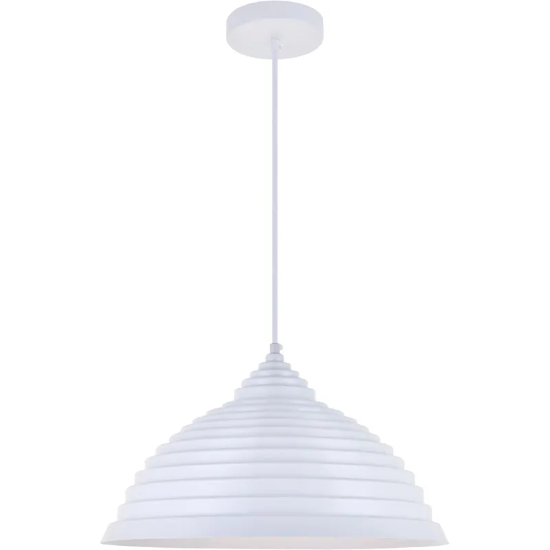 Circa 1 Light 15.5 inch White Pendant Ceiling Light Trusted Brand