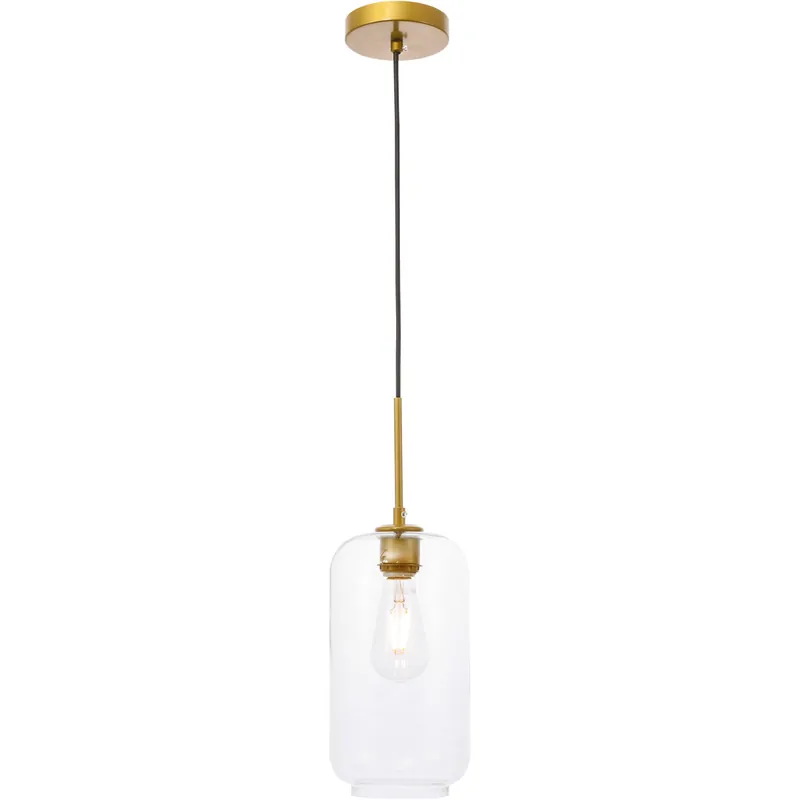 Syracuse 1 Light 6.1 inch Brass Pendant Ceiling Light Certified