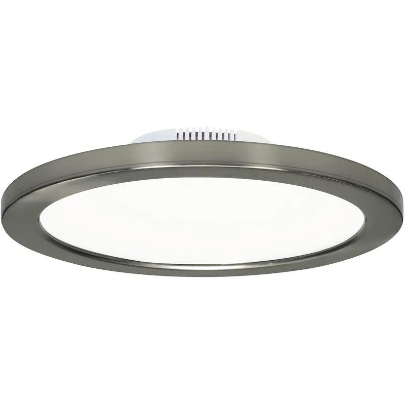 Heartland LED 9 inch Brushed Nickel Flush Mount Ceiling Light, BLINK Time-Limited