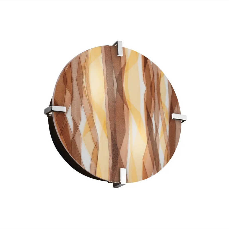 Hot Deal 3form LED 12.5 inch Brushed Nickel Flush Mount Ceiling Light