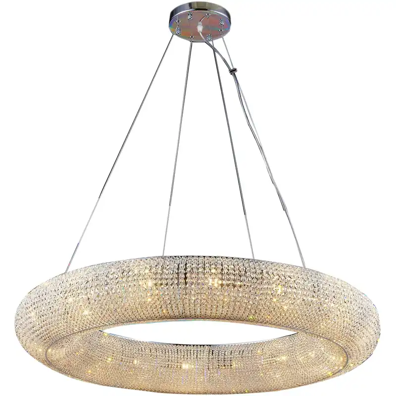 Free Shipping Canada 16 Light 32 inch Chrome Chandelier Ceiling Light