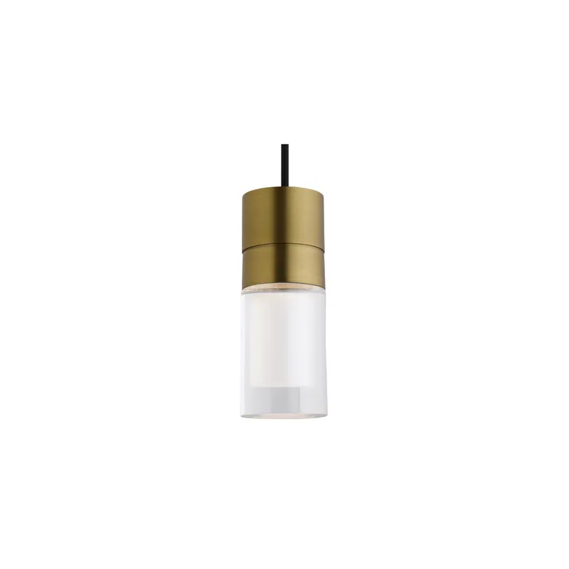 Big Sale Sopra LED 2.4 inch Aged Brass Pendant Ceiling Light
