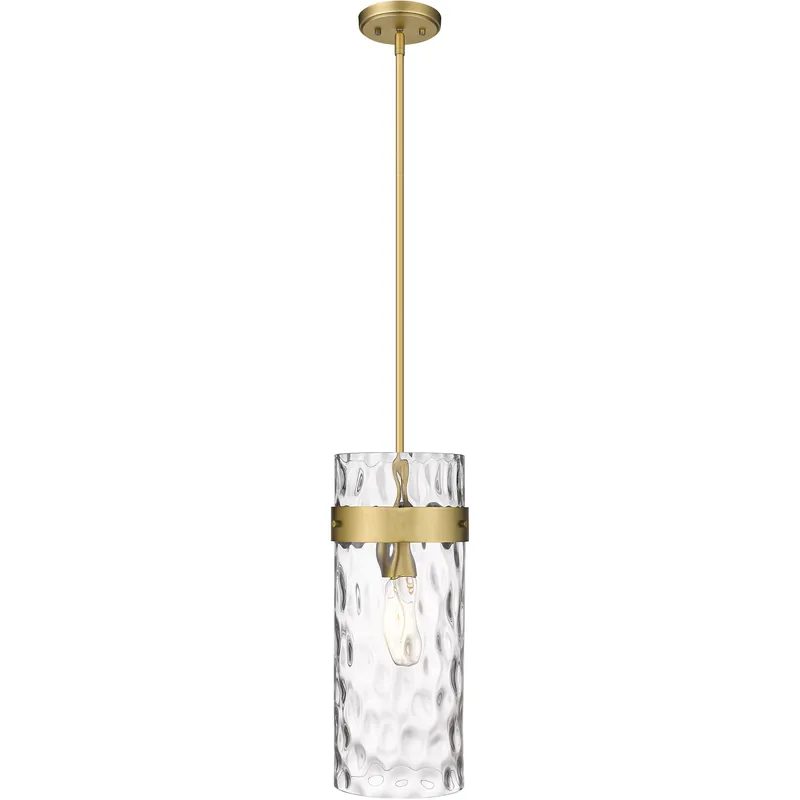 Bargain Z-Lite Fontaine 1 Light 6.5 inch Rubbed Brass Pendant Ceiling Light in Rubbed Bronze 3035P6-RB - Open Box