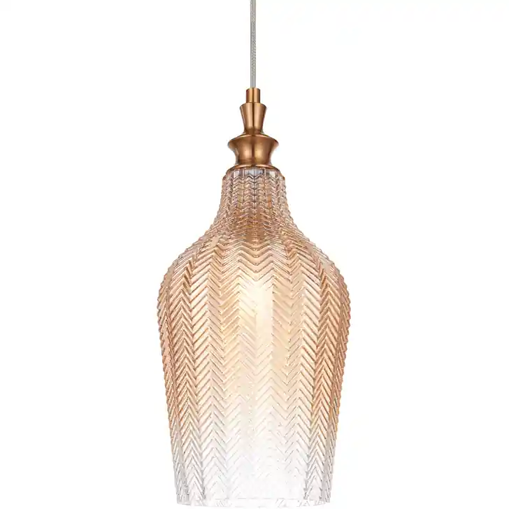 In Demand Matteo Lighting Renity 1 Light 8 inch Aged Gold Brass Pendant Ceiling Light C80101AG - Open Box