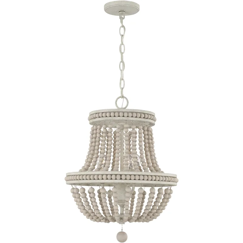 Editor’s Pick Austin Allen & Co. Handley 3 Light 15.75 inch Sand Dollar Chandelier Ceiling Light AA1022SR - Open Box