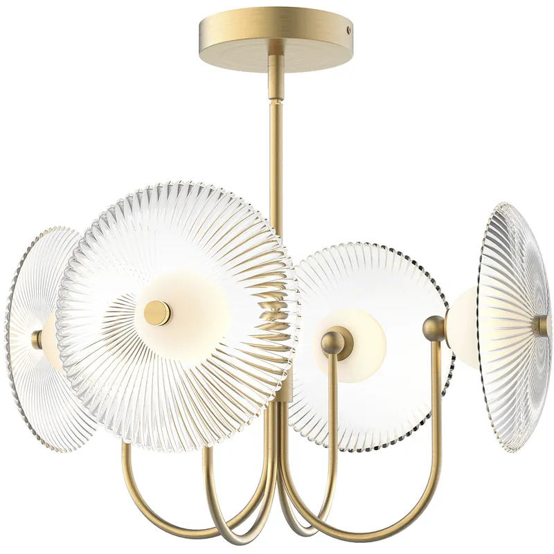 Today Only Alora Mood Hera Pendant Ceiling Light in Brushed Gold