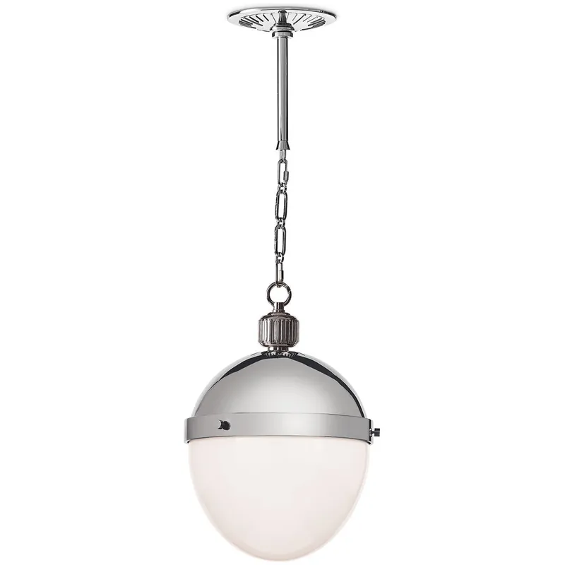 Popular Otis 1 Light 10.25 inch Polished Nickel Pendant Ceiling Light, Medium