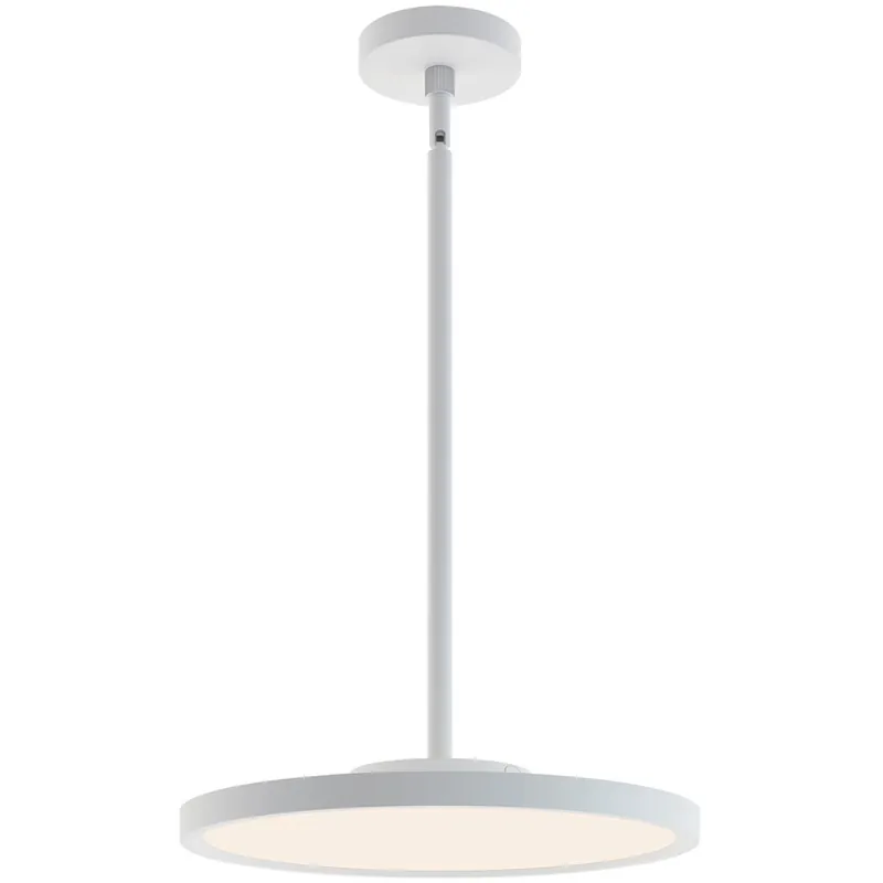 AFX Edge 1 Light 15.68 inch White Pendant Ceiling Light EGRP16LAJD2WH - Open Box Clearance