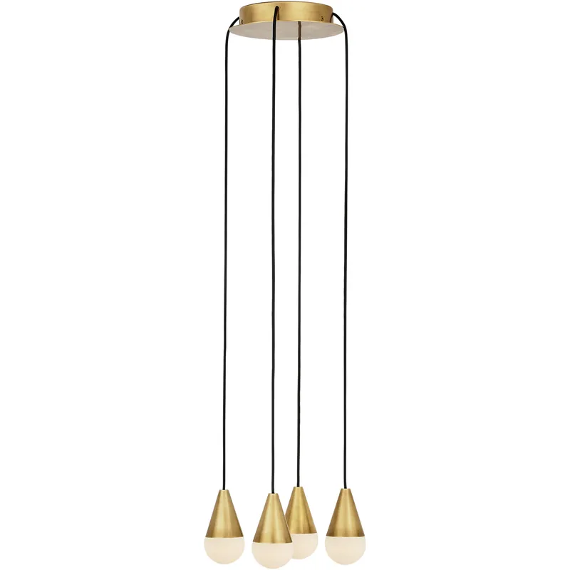 Sean Lavin Cupola 4 Light 10.5 inch Hand Rubbed Antique Brass Chandelier Ceiling Light Best Choice