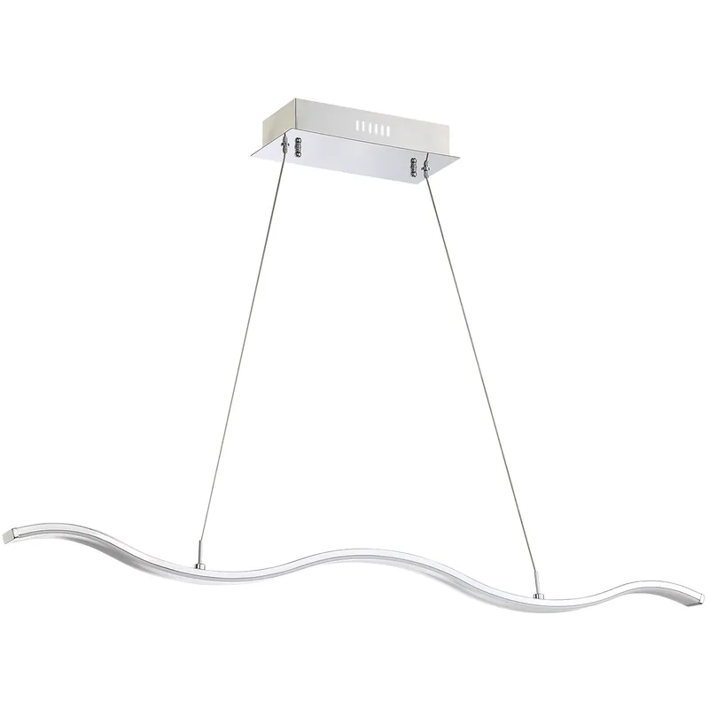 Kendal Lighting Wave LED 43 inch Chrome Pendant Ceiling Light PF8142-CH - Open Box Hot Deal