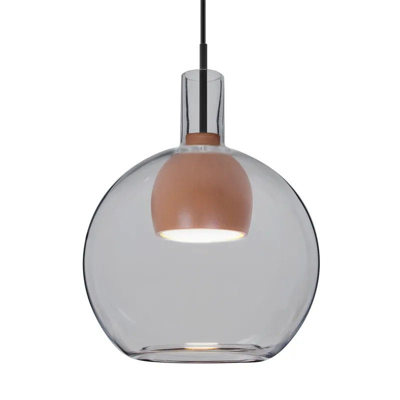 Besa Lighting Benji LED Black Cord Pendant Ceiling Light 1JT-BENJISMMD-LED-BK - Open Box Luxury
