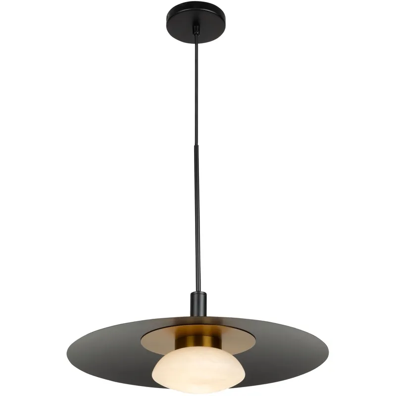 No Minimum Order Camila LED 18 inch Black Pendant Ceiling Light