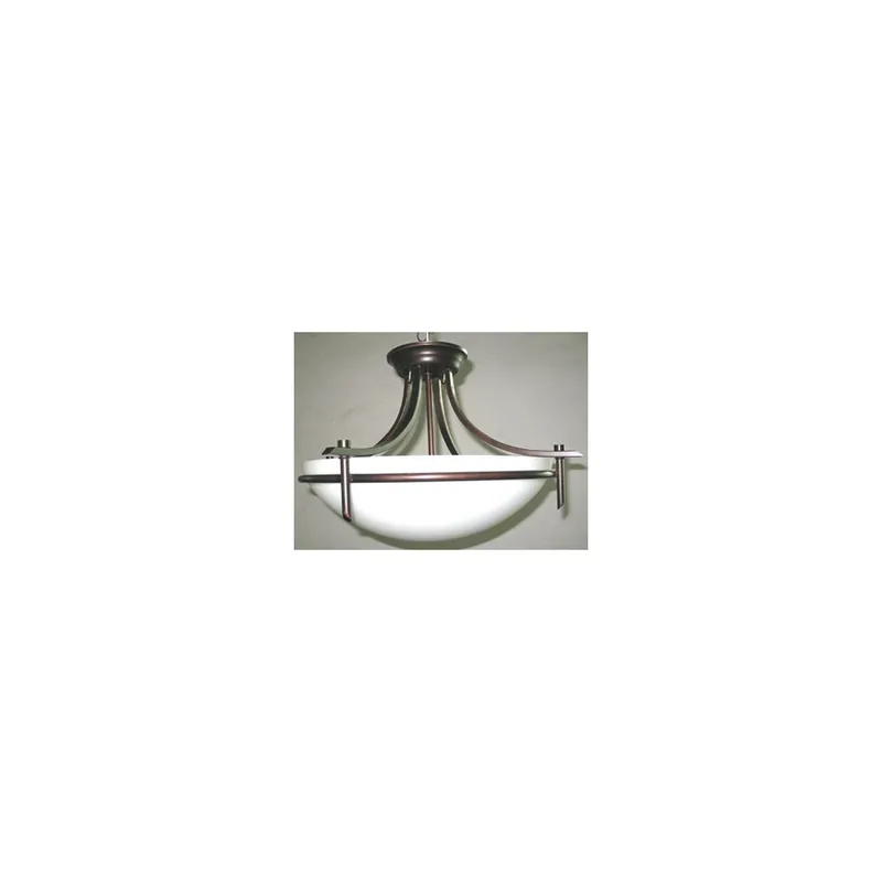 Price Drop Vitalian 3 Light 22 inch Rubbed Oil Bronze Semiflush Ceiling Light in Frosted