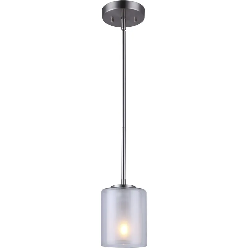 Madison 1 Light 5 inch Brushed Nickel Pendant Ceiling Light Price Drop