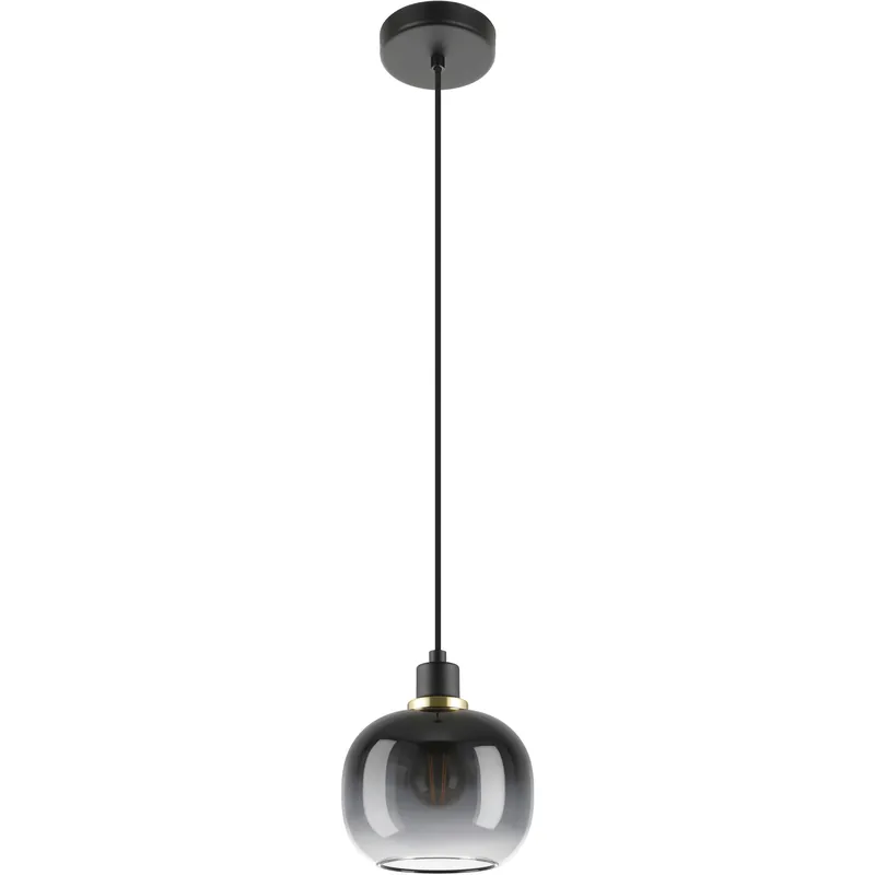 Oilella 1 Light 7.56 inch Black and Gold Pendant Ceiling Light Fast Shipping