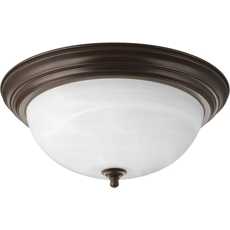 Adelmo 3 Light 15.25 inch Antique Bronze Flush Mount Ceiling Light Same Day Shipping