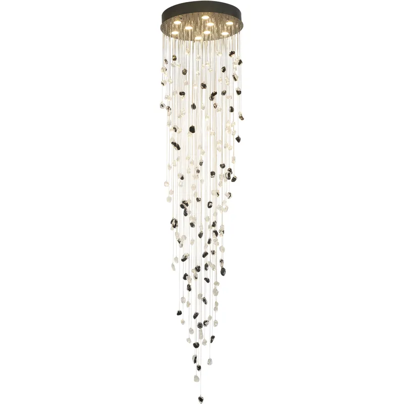 Top Rated Canada 9 Light 22 inch Black Chandelier Ceiling Light