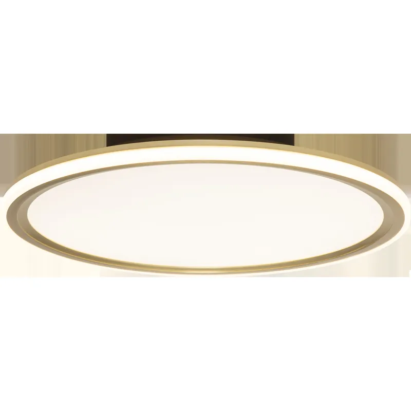 Lucerio LED 17.72 inch Matte Brushed Imitation Gold Flush Mount Ceiling Light Reduced Price