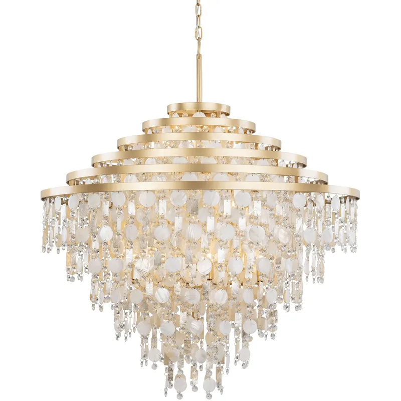 Kalani 16 Light 41 inch French Gold Chandelier Ceiling Light, Smithsonian Collaboration Price Drop