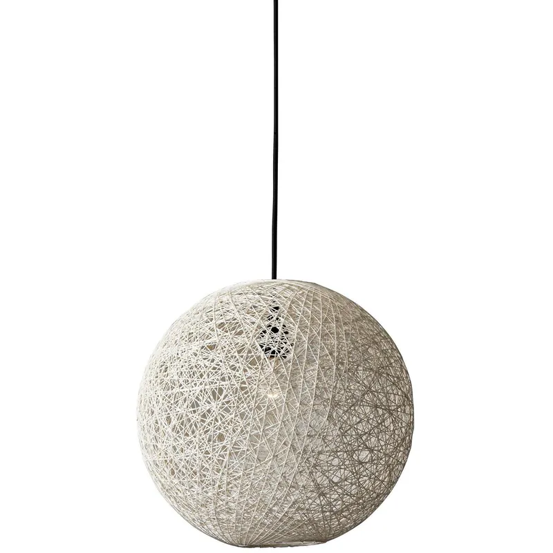 Havana 1 Light Cream Pendant Ceiling Light, Large Flash Sale