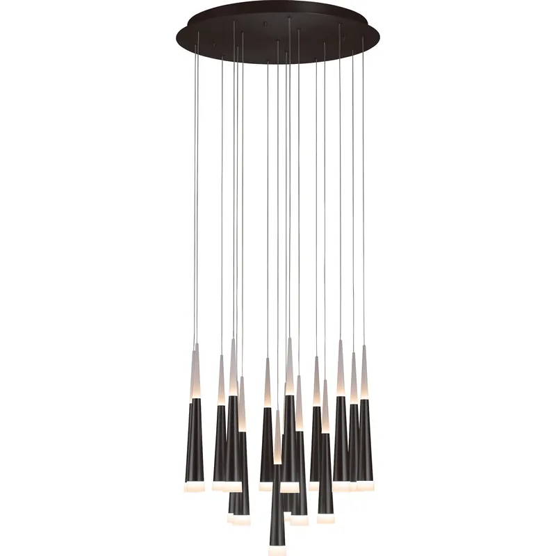 Meteor 16 Light 26 inch Satin Dark Gray Chandelier Ceiling Light Best Choice