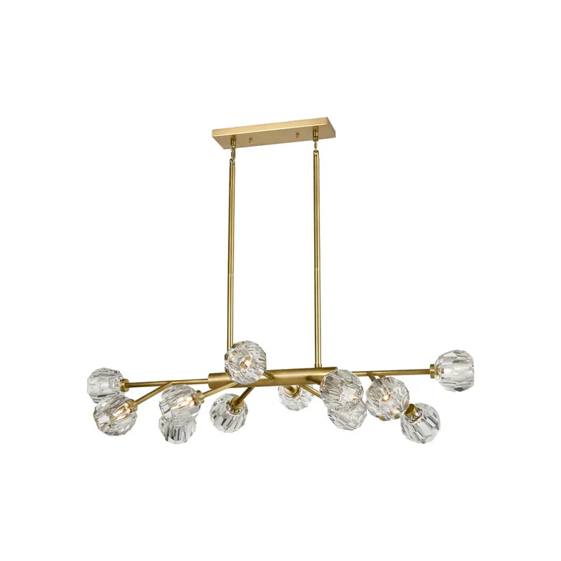 Mega Sale Parisian LED 26 inch Aged Brass Chandelier Ceiling Light