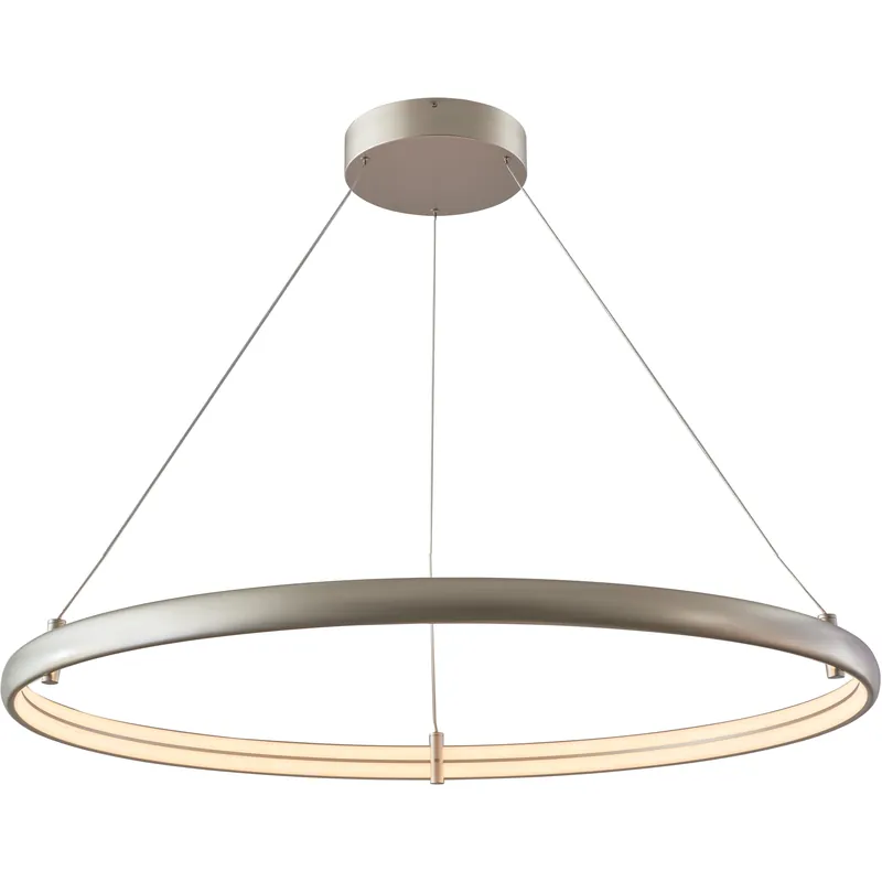 Sling LED 40 inch Titanium Silver Pendant Ceiling Light Luxury