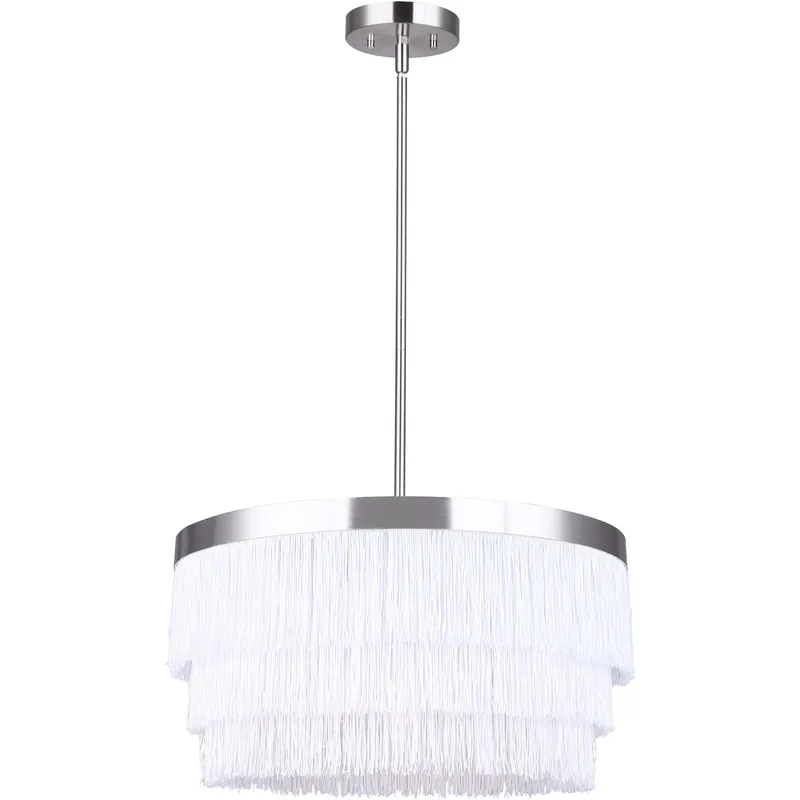 Save Now Syren 3 Light 18 inch Brushed Nickel Chandelier Ceiling Light