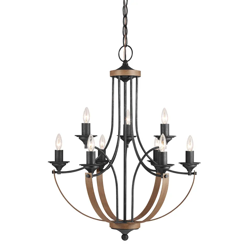 Corbeille 9 Light 27 inch Stardust Chandelier Ceiling Light Premium