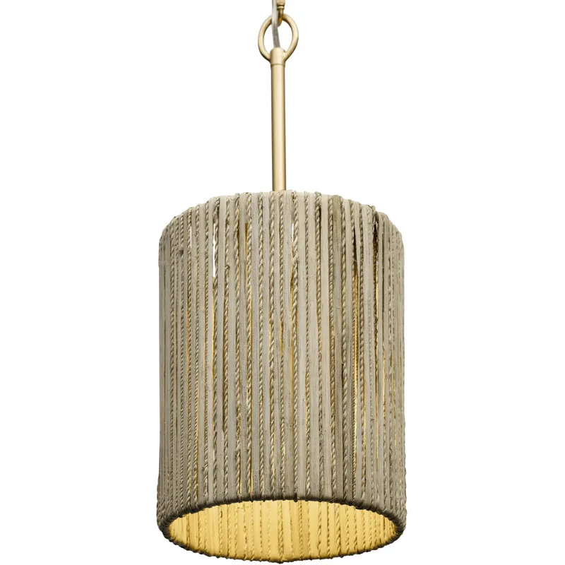 Money Back Guarantee Jacob's Ladder 1 Light 8 inch French Gold Mini Pendant Ceiling Light, Smithsonian Collaboration
