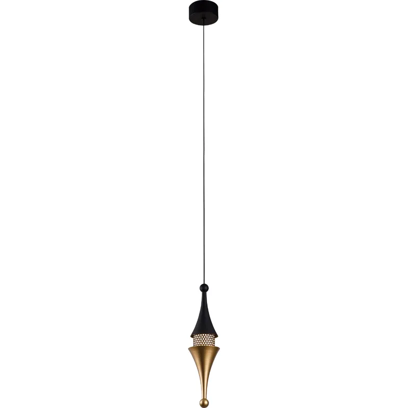 Mega Sale Chess 5 inch Brushed Matte Black / Brushed Champagne Pendant Ceiling Light