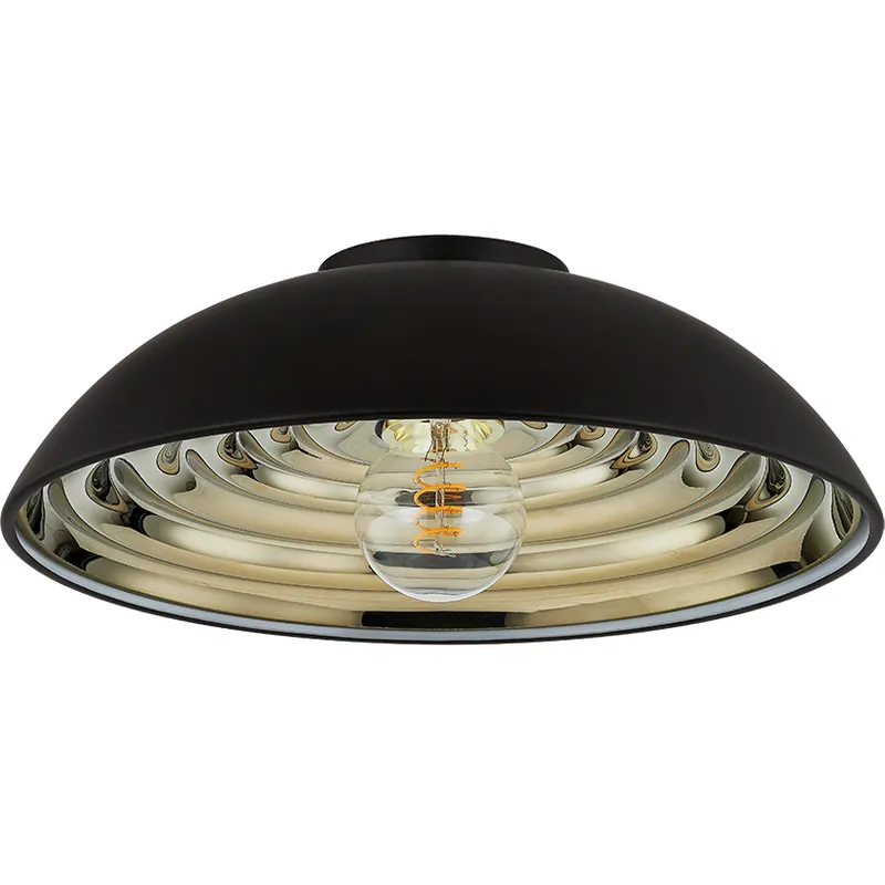 Buy Today Eclipse 1 Light 16.25 inch Soft Black Flush Mount Ceiling Light
