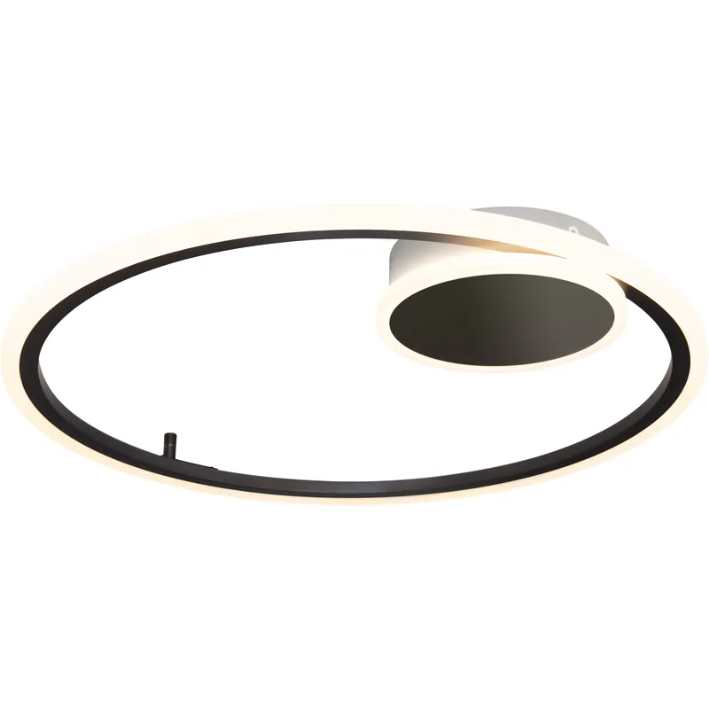 Miracle LED 17.7 inch Satin Dark Gray Semi-Flush Mount Ceiling Light Hot Deal