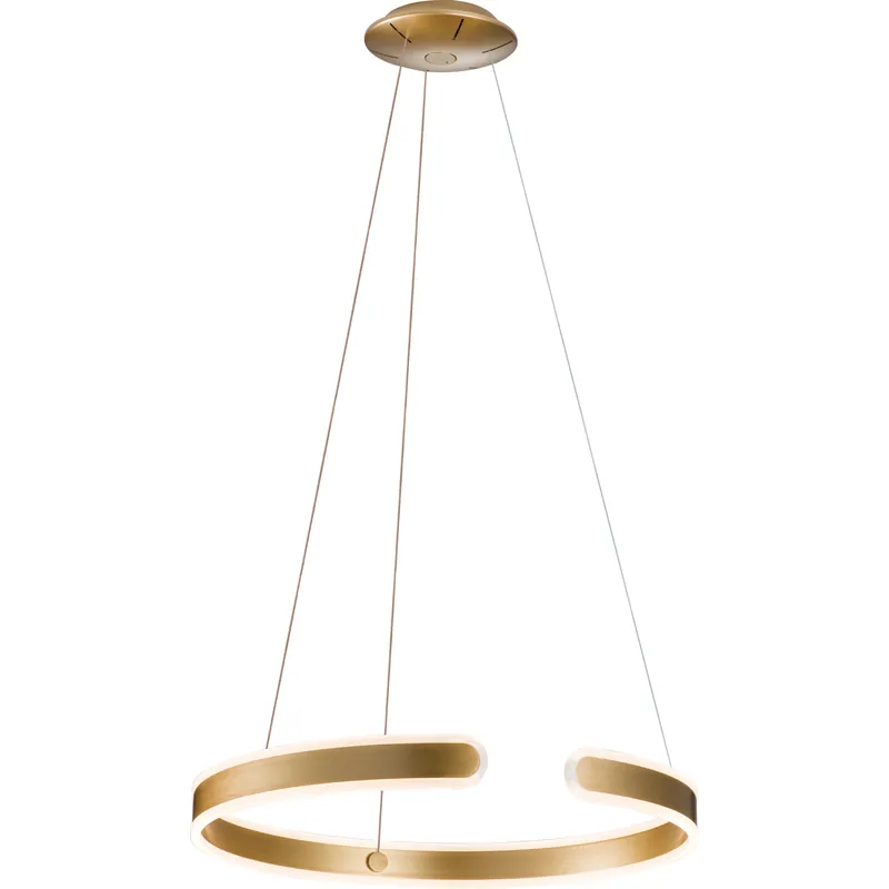 Big Sale Gianni 24 inch Brushed Champagne Pendant Ceiling Light