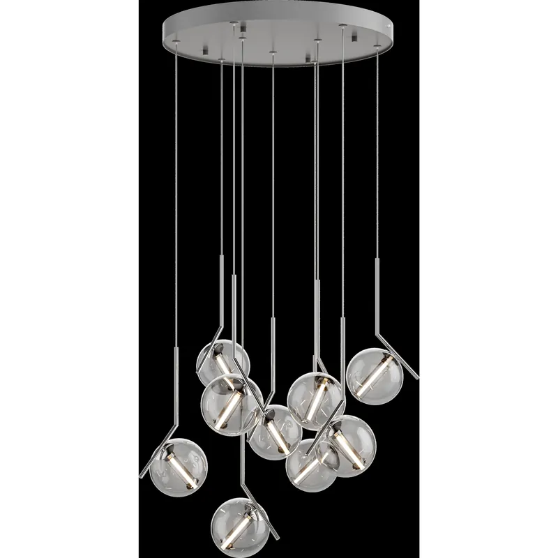 Vetri LED 23.62 inch Chrome Chandelier Ceiling Light Limited Offer