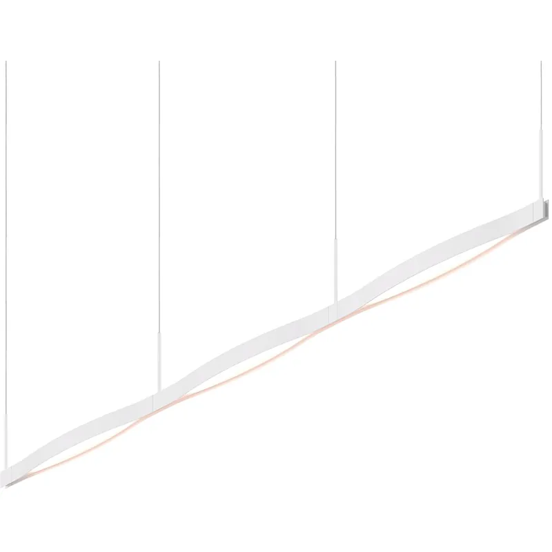 Ola LED 82 inch Satin White Pendant Ceiling Light Mega Sale