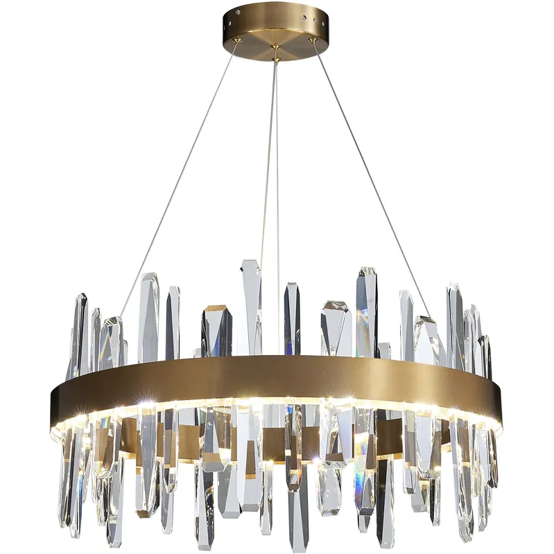 Canada LED 32 inch Gold Chandelier Ceiling Light Hot Picks