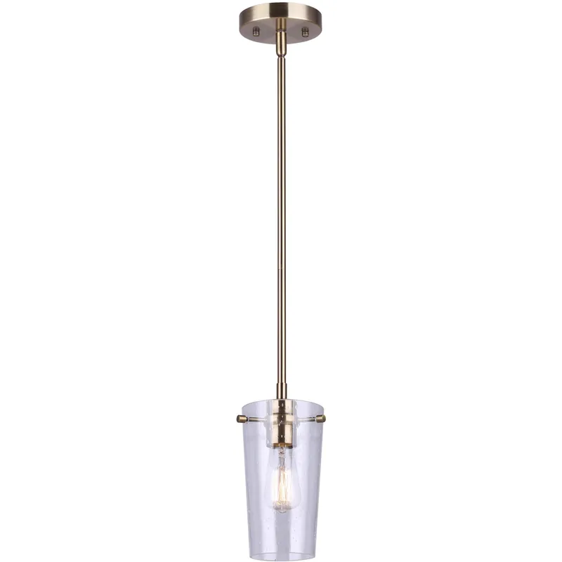 Price Drop Vivien 1 Light 5 inch Gold Pendant Lighting Ceiling Light