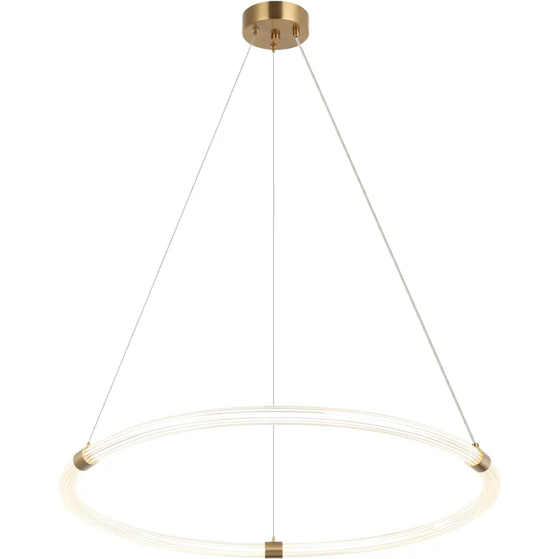 Bulk Order Inkara LED 31.5 inch Aged Gold Brass Pendant Ceiling Light