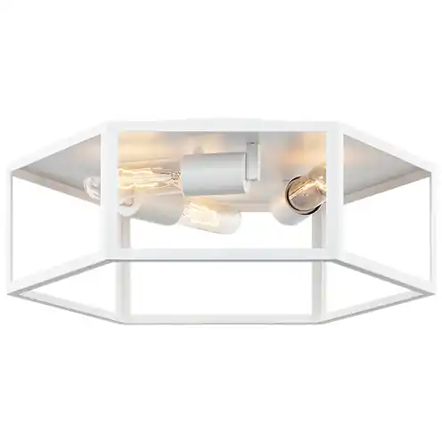 Affordable Creed LED 13.88 inch White Flush Mount Ceiling Light