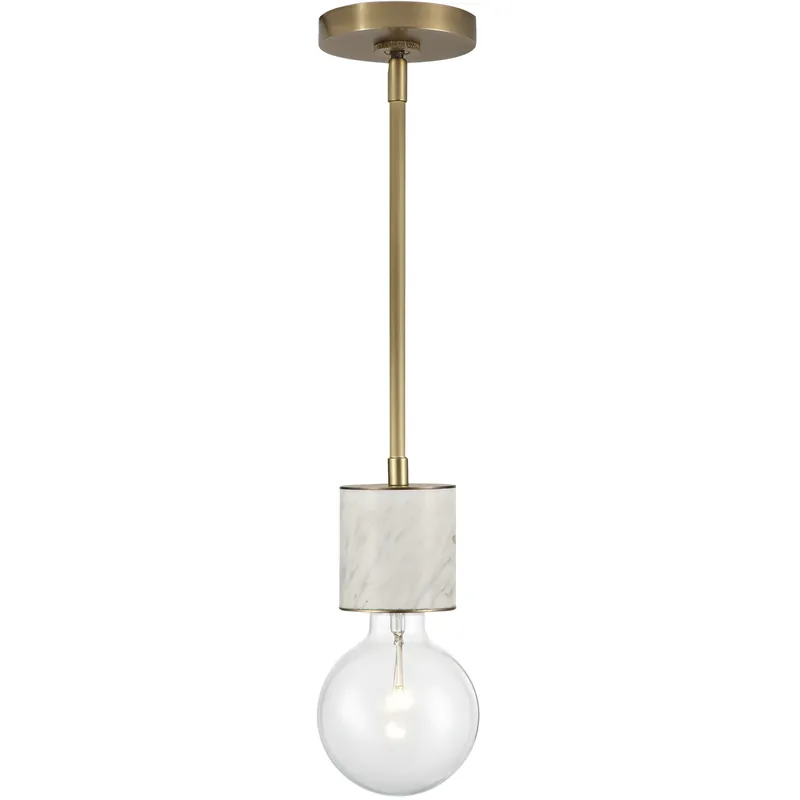 Rocco 1 Light 4.75 inch Vintage Brass Pendant Ceiling Light Popular