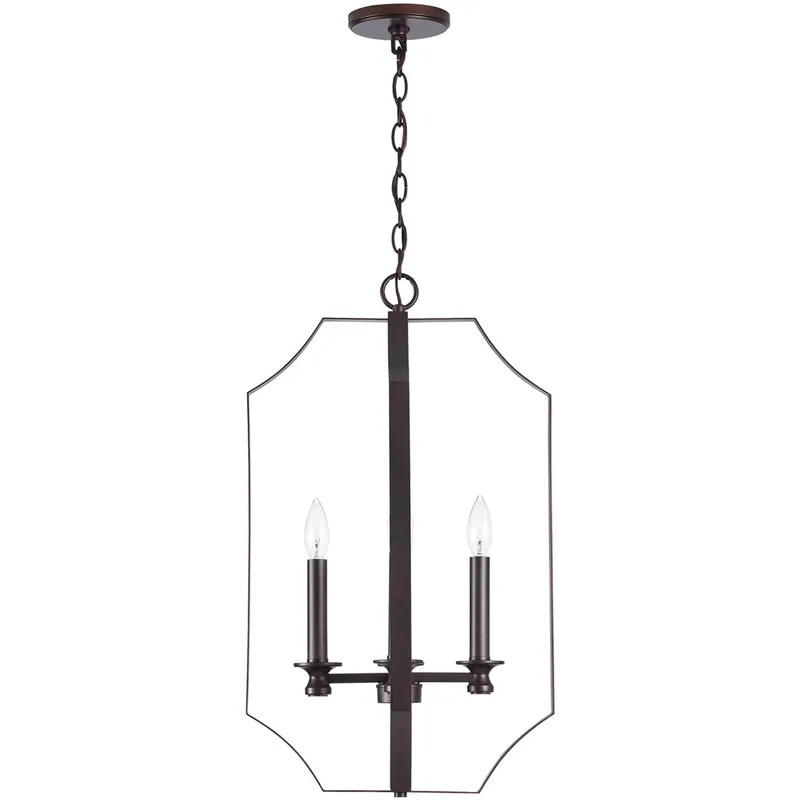 Myles 4 Light 15 inch Bronze Foyer Ceiling Light Mega Sale
