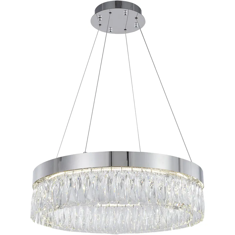 Bulk Order Canada LED 24 inch Chrome Chandelier Ceiling Light
